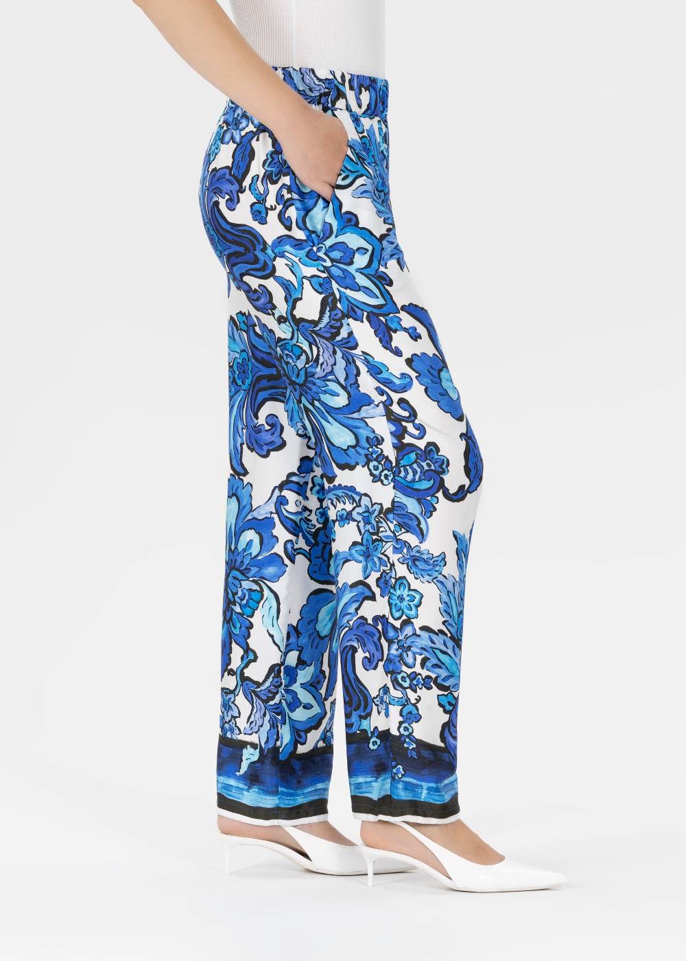 Stehmann 7/8-Hose Frauke mit Blumenprint 50% Rabatt mit kostenlosem Versand