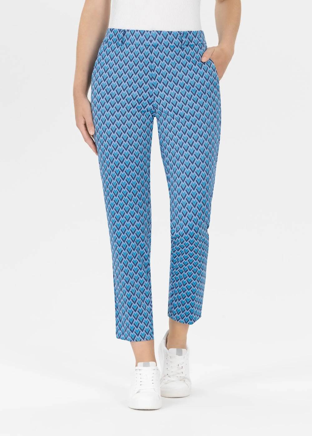 Stehmann 6/8-Hose Fluor in Triangle Jacquard Qualität Cyber Monday