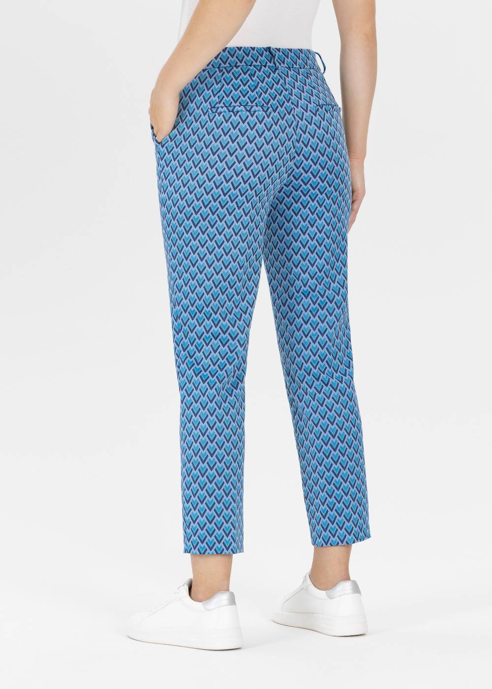 Stehmann 6/8-Hose Fluor in Triangle Jacquard Qualität Cyber Monday