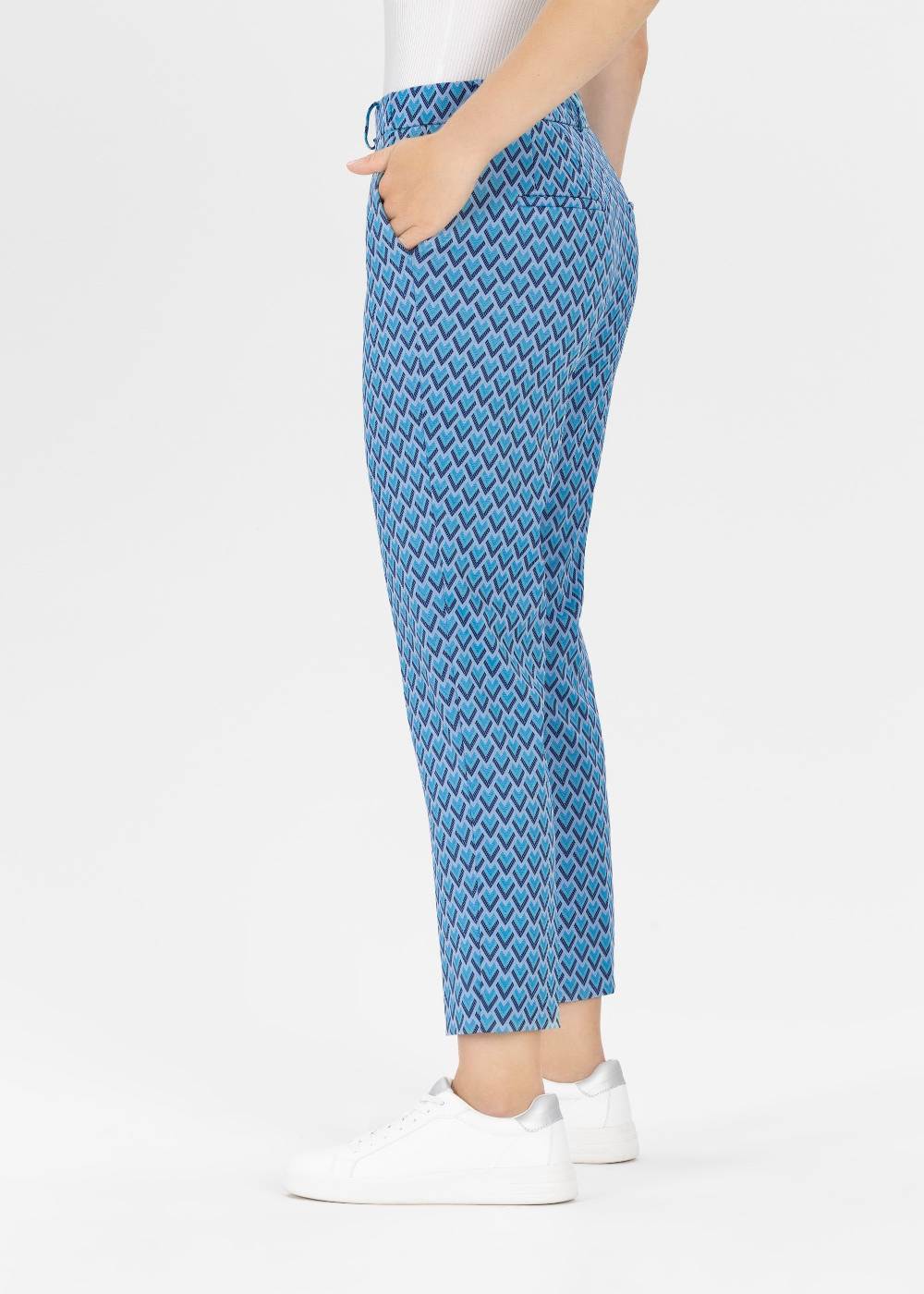 Stehmann 6/8-Hose Fluor in Triangle Jacquard Qualität Cyber Monday
