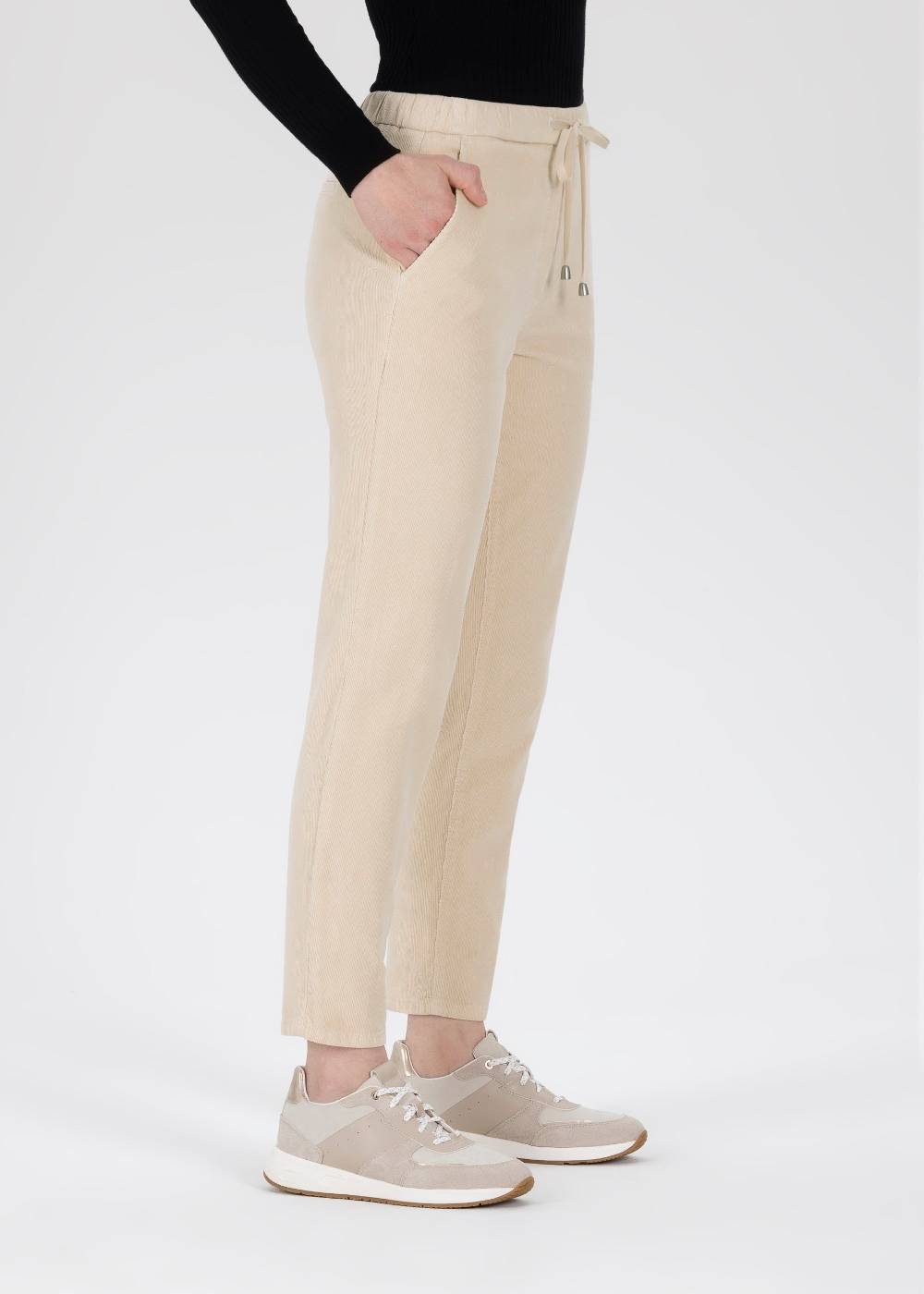 Stehmann Jogpants Messing in feinem Cord mit Bügelfalte JETZT KAUFEN