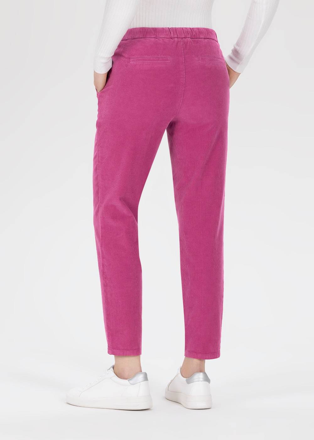 Stehmann Jogpants Messing in feinem Cord mit Bügelfalte Neueste Stile