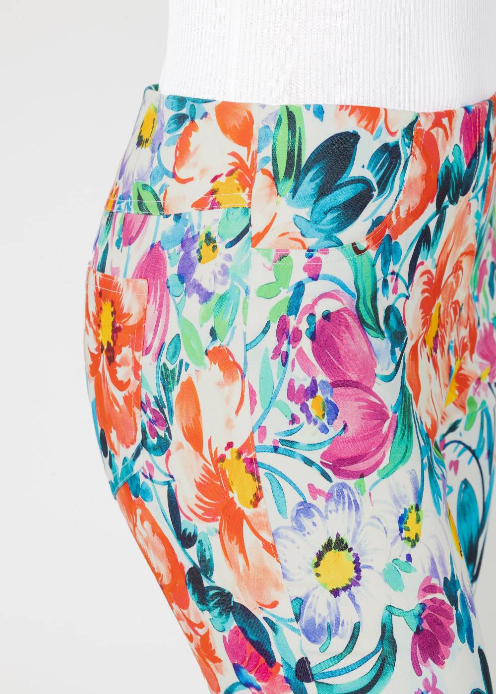Stehmann 6/8-Hose Igor mit Flower Print Riesige Rabatte