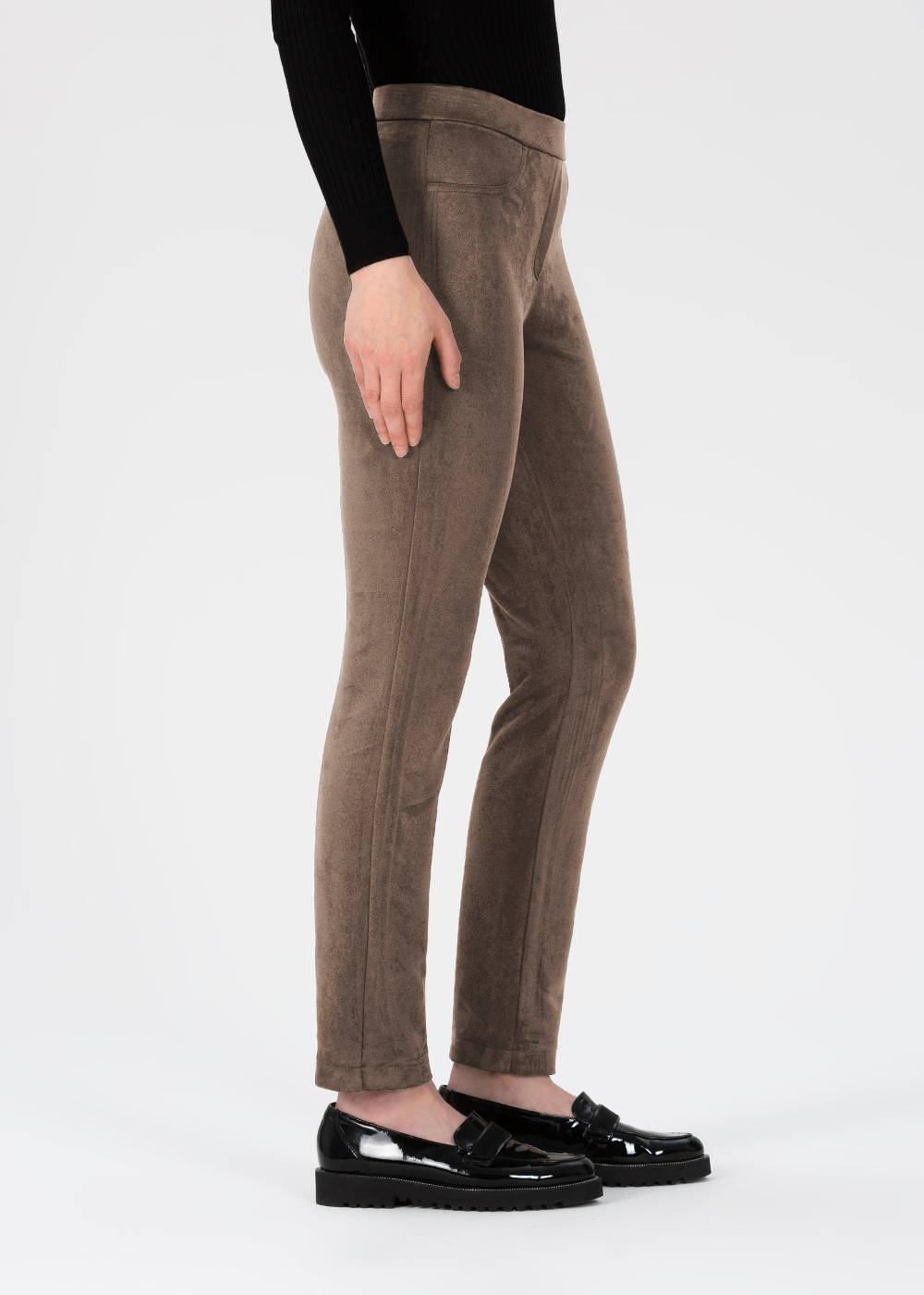Stehmann Stretchhose Loli in Wildlederoptik Black Friday Preise