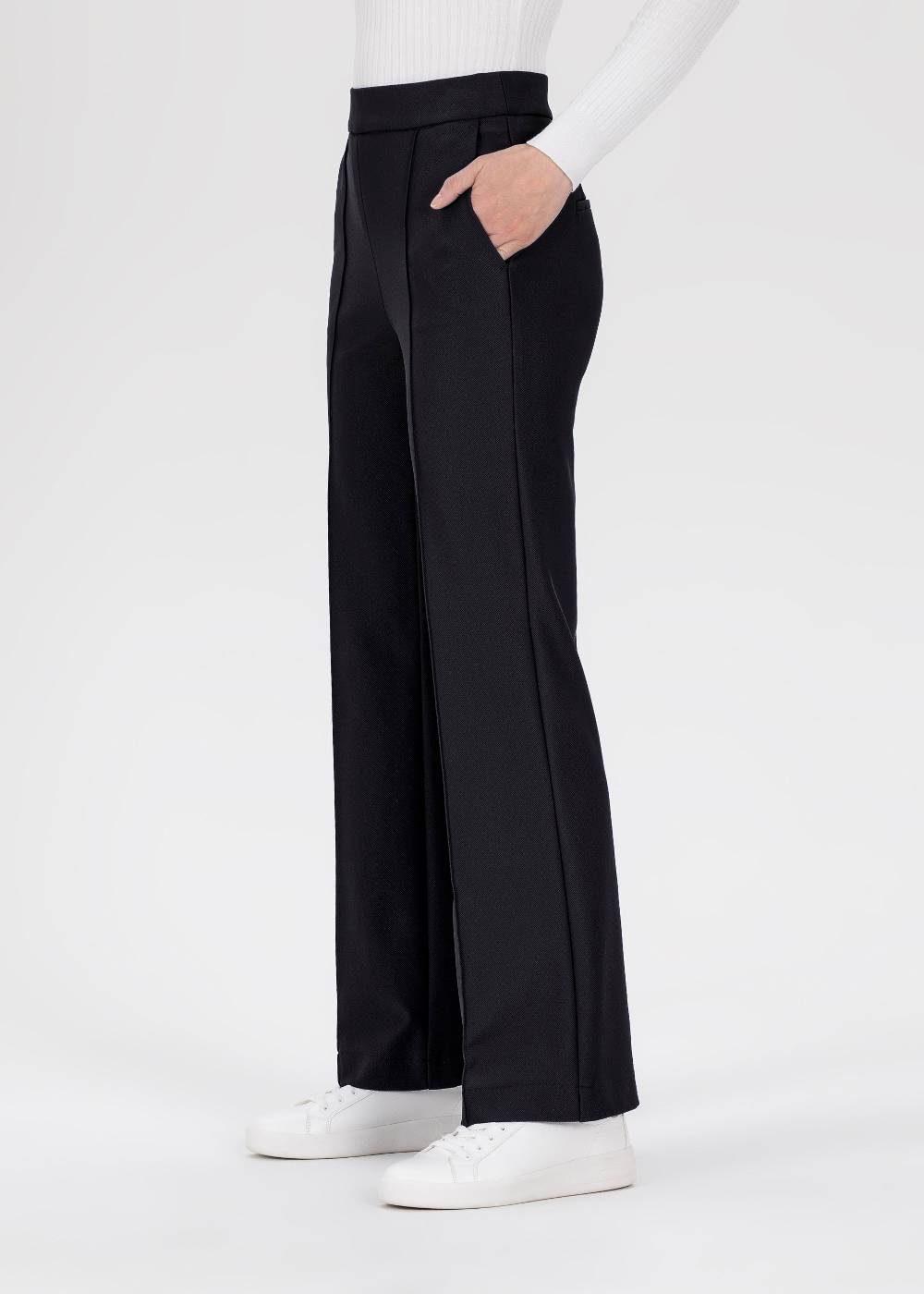 Stehmann Weite Hose Hellena in weichem Rib Jersey Günstig kaufen