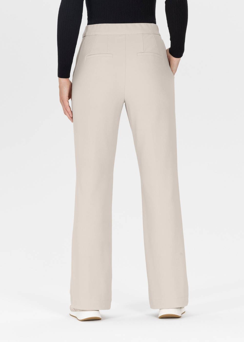Stehmann Weite Hose Hellena in weichem Rib Jersey Großer Ausverkauf