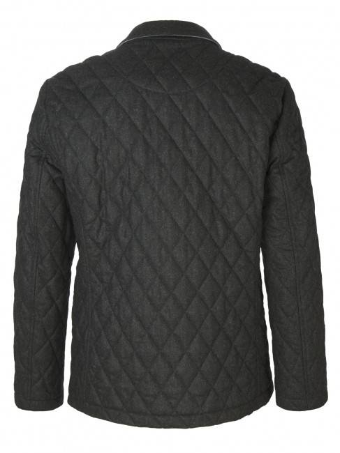 Steinbock Wattierte Steppjacke mit Reverskragen in hochwertiger Wolle/Cashmere Qualität Weihnachtsangebot