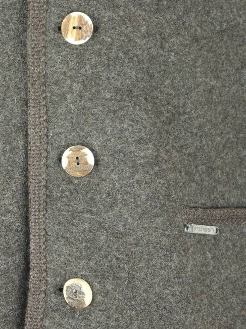 Steinbock Trachten Walkweste Heißer Verkauf