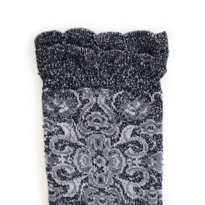 Strumpfbar Royal Punch schwarz-silber Heißer Verkauf