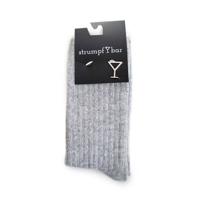 Strumpfbar Winter Sprizz graumelange-silber Riesige Ersparnisse