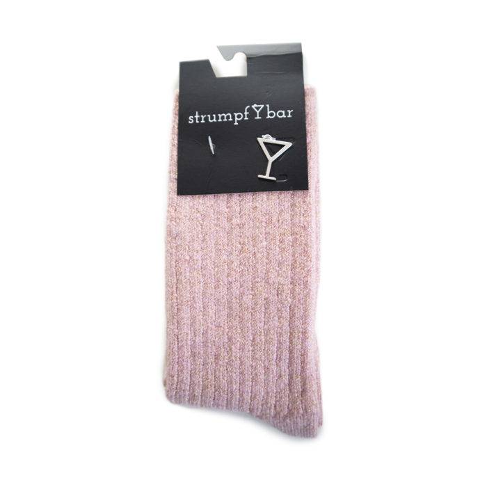 Strumpfbar Winter Sprizz rosa-gold Tiefpreis