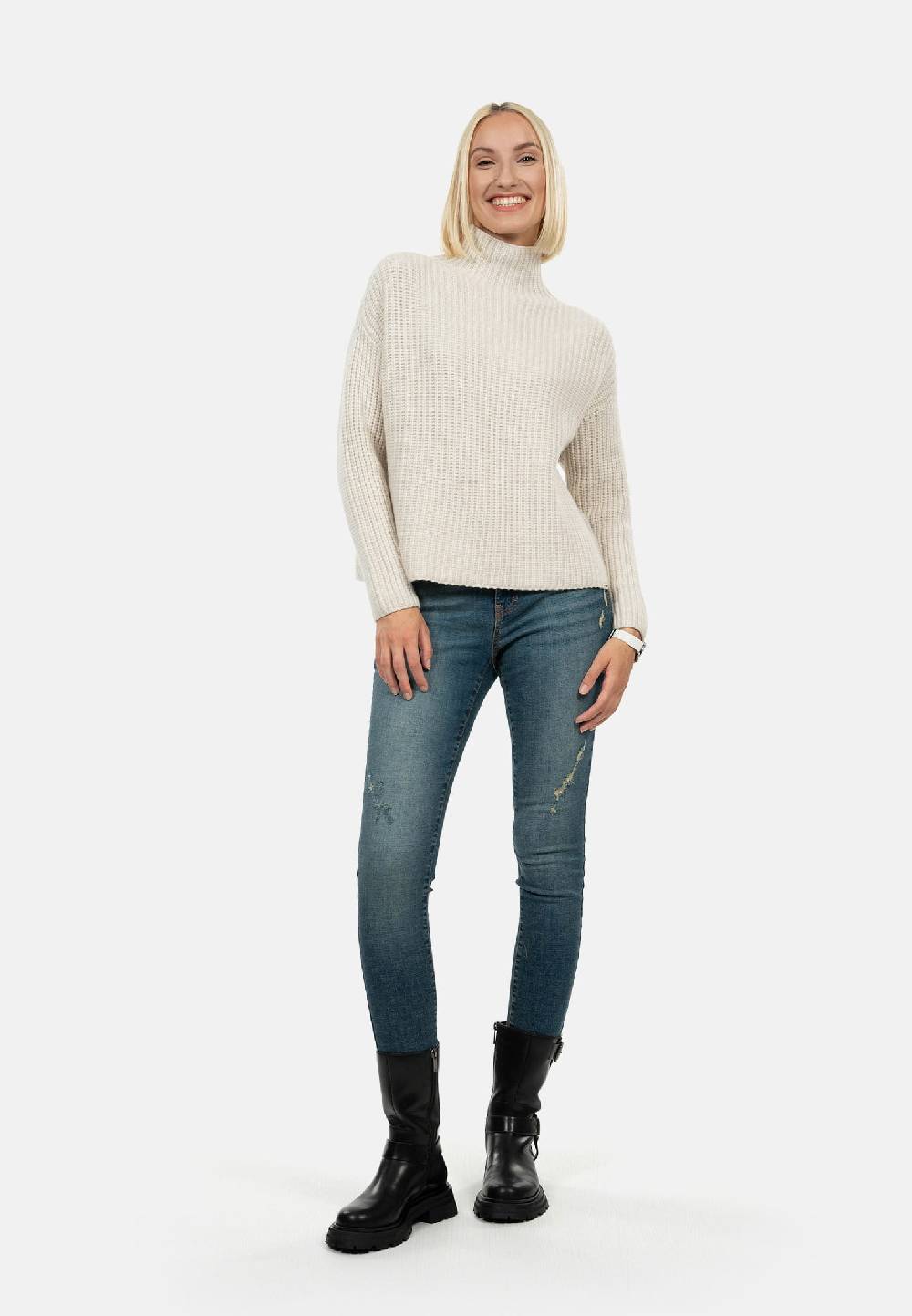 Suri Frey Strickpullover mit Turtleneck SFY Freyday Osterangebot