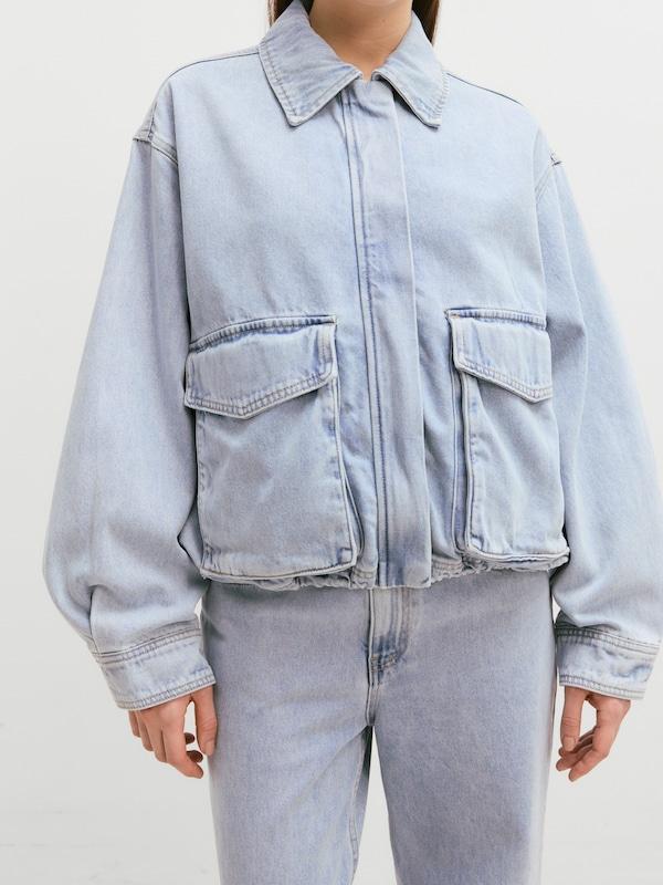 EDITED EDITED Jacke 'Thomai' (OCS) in Blue Denim Valentinstagsangebot