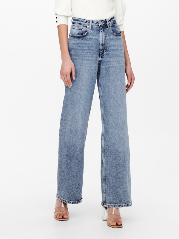 ONLY ONLY Wide Leg Jeans 'Juicy' in Blau Neueste Mode