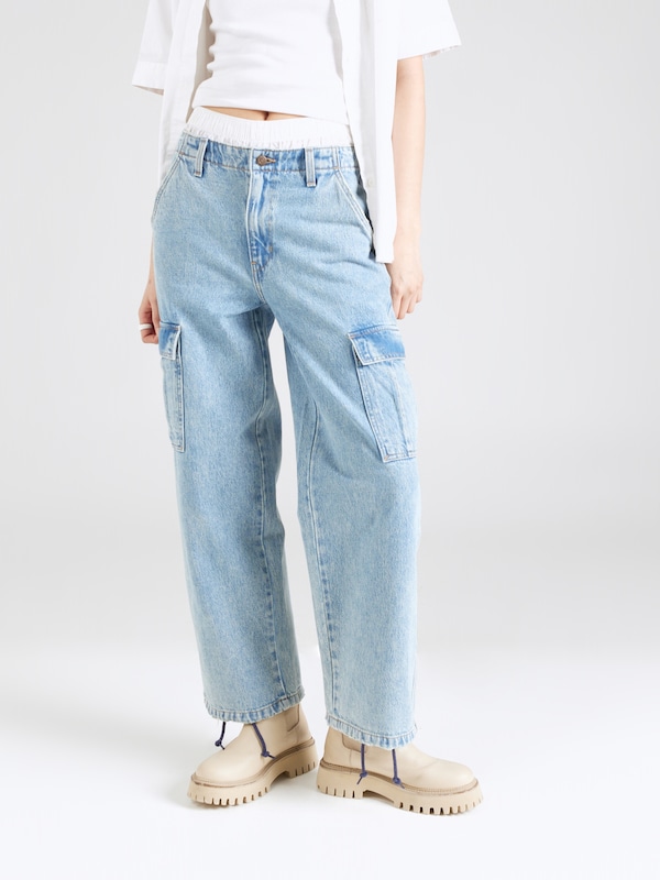LEVI'S ® LEVI'S ® Loosefit Cargohose ''94 Baggy Cargo' in Blue Denim Sonderangebote