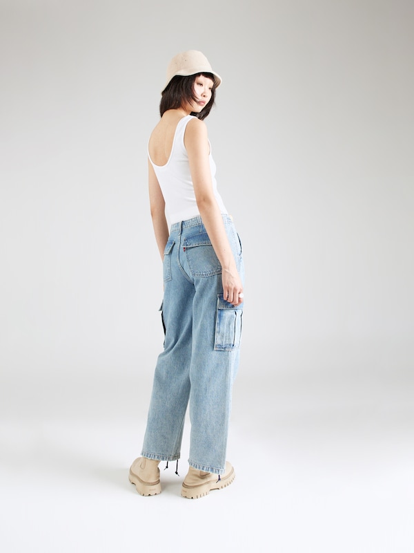 LEVI'S ® LEVI'S ® Loosefit Cargohose ''94 Baggy Cargo' in Blue Denim Sonderangebote