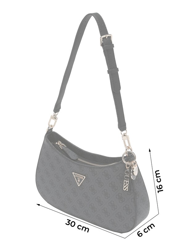GUESS GUESS Schultertasche 'Noelle' in Schwarz Wochenangebot