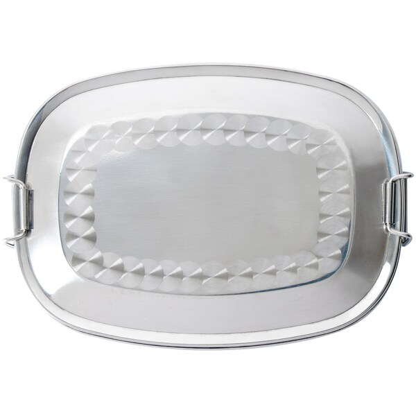 Basic Nature Basic Nature Lunchbox in Silber Kostenloser Versand international