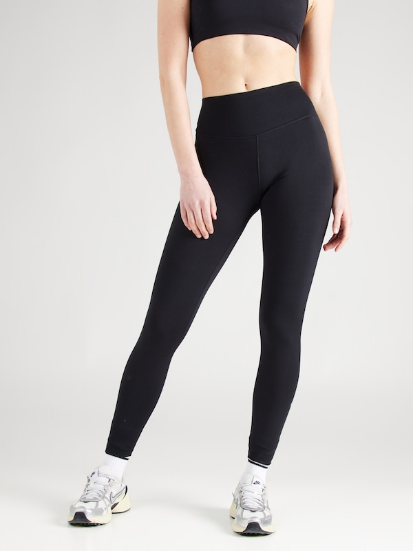 NIKE NIKE Skinny Sporthose 'ONE' in Schwarz Black Friday Preise