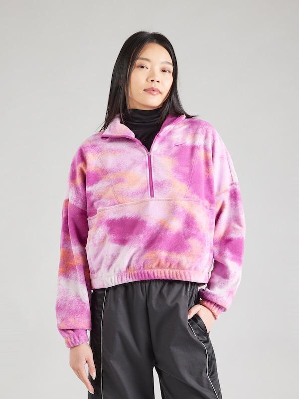NIKE NIKE Funktionsfleecejacke 'One' in Dunkelpink Günstiger Verkauf