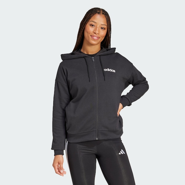 ADIDAS SPORTSWEAR ADIDAS SPORTSWEAR Sportsweatjacke 'Essentials' in Schwarz Meist gekauft