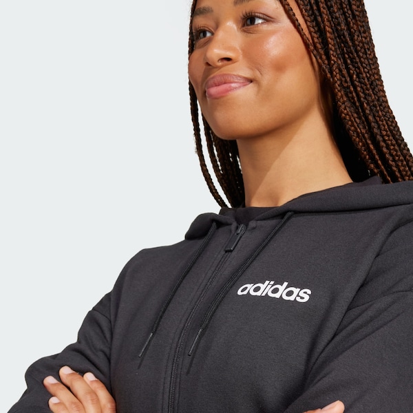 ADIDAS SPORTSWEAR ADIDAS SPORTSWEAR Sportsweatjacke 'Essentials' in Schwarz Meist gekauft