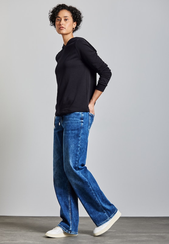 STREET ONE STREET ONE Sweatshirt in Navy Letzte 3 Tage