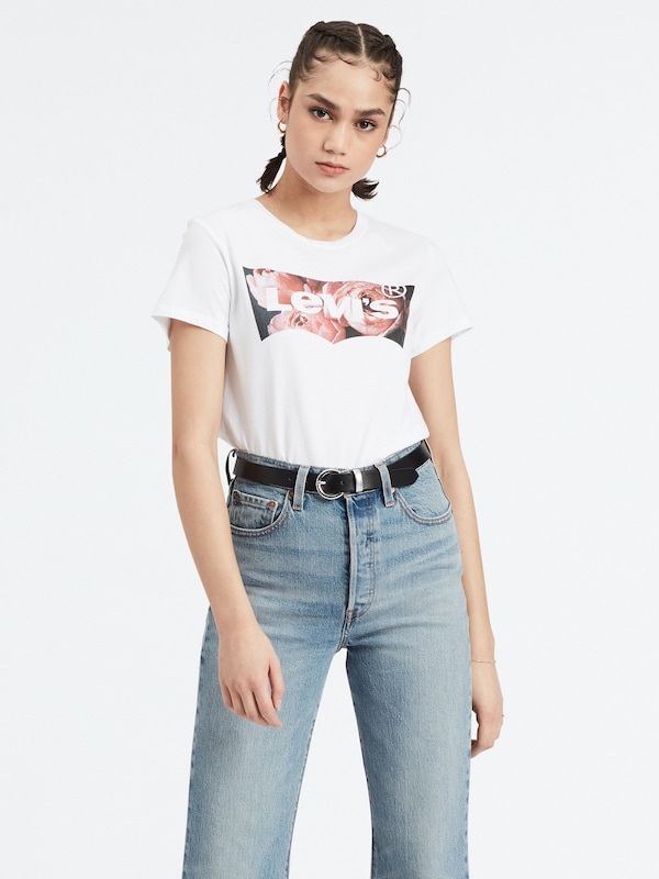 LEVI'S ® LEVI'S ® T-Shirt 'The Perfect' in Weiß Zeitbegrenzte Promotion