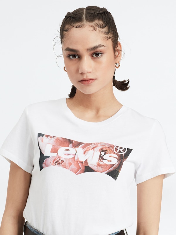 LEVI'S ® LEVI'S ® T-Shirt 'The Perfect' in Weiß Zeitbegrenzte Promotion