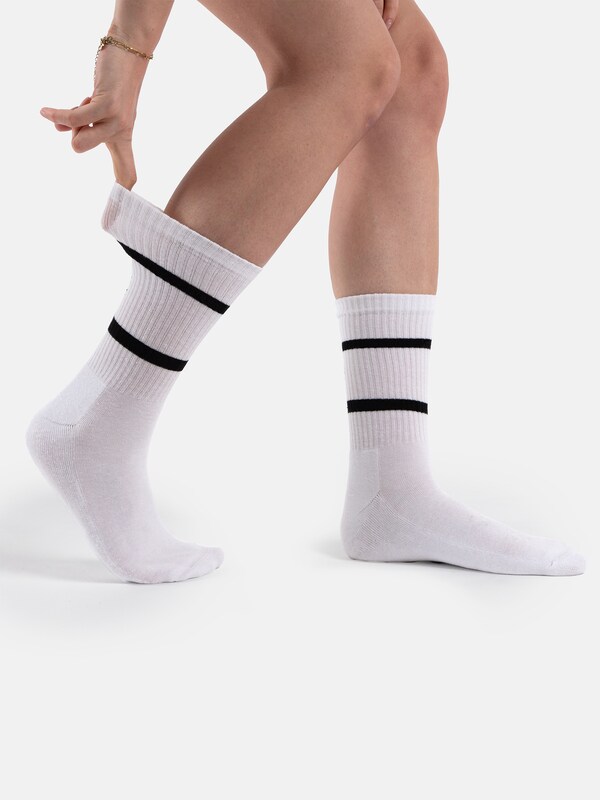 Occulto Occulto Socken 'Leo' in Weiß Begrenzt auf 3 Tage