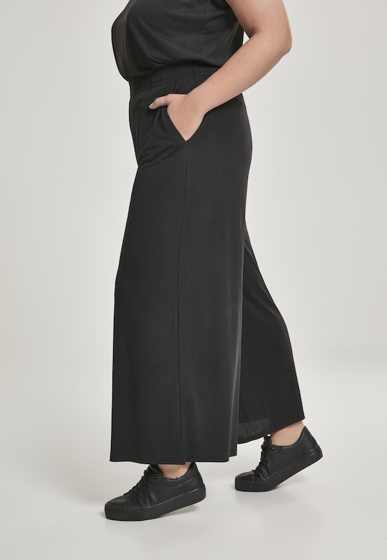 Urban Classics Urban Classics Wide Leg Hose in Schwarz Black Friday Preise