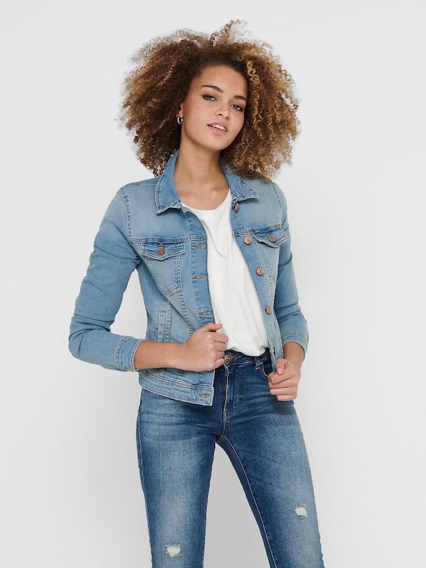 ONLY ONLY Jacke 'ONLTia' in Blue Denim Preisnachlass