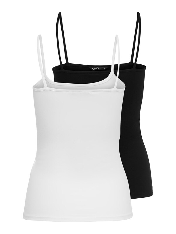 ONLY ONLY Top 'ONLLove' in Schwarz Weiß Saisonschlussverkauf