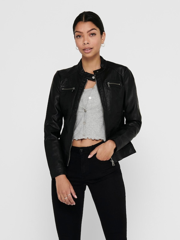 ONLY ONLY Übergangsjacke 'Bandit' in Schwarz Weihnachtsangebot
