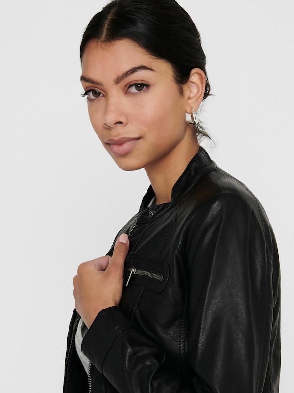 ONLY ONLY Übergangsjacke 'Bandit' in Schwarz Weihnachtsangebot