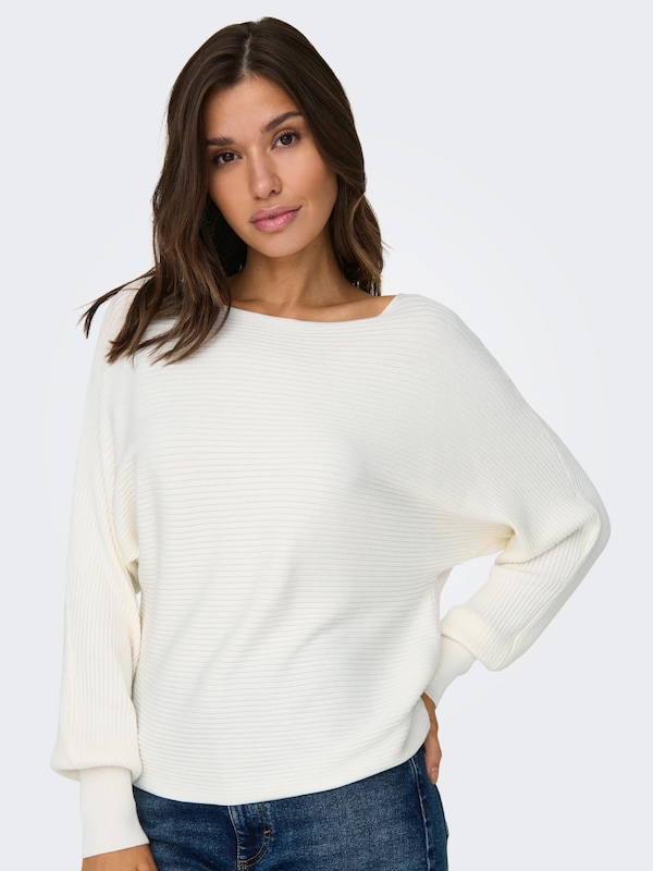 ONLY ONLY Pullover 'Adaline' in Weiß Vatertagsangebot