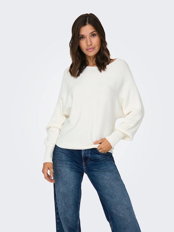 ONLY ONLY Pullover 'Adaline' in Weiß Vatertagsangebot