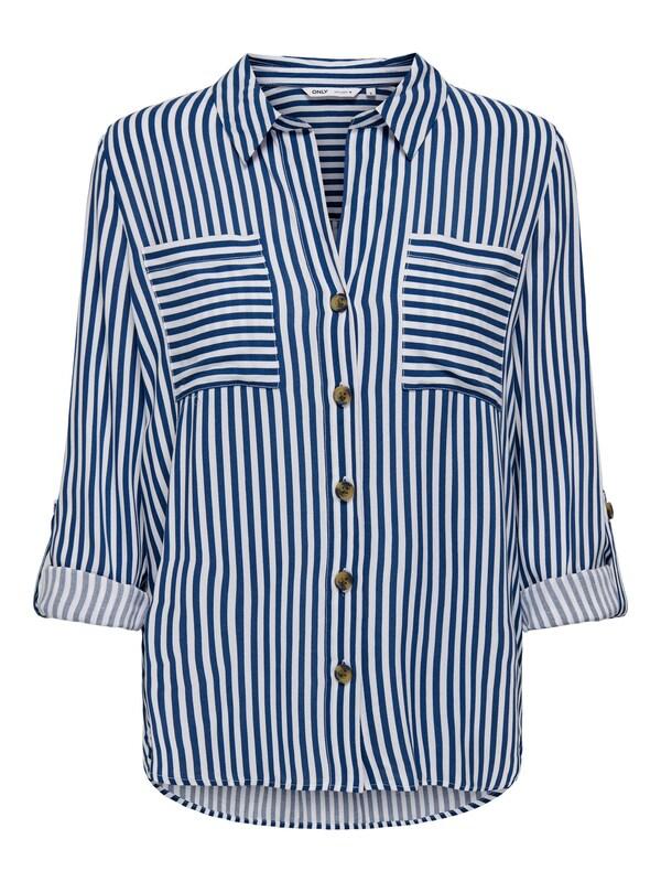ONLY ONLY Bluse 'ONLYasmin' in Marine Valentinstagsangebot