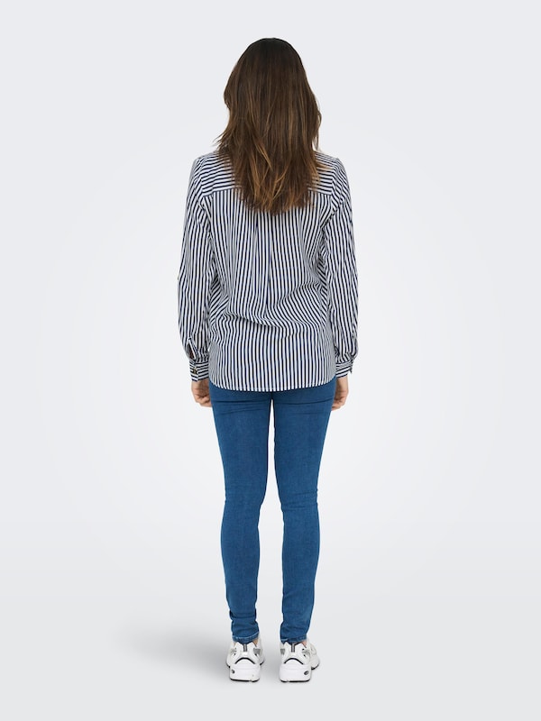 ONLY ONLY Bluse 'ONLYasmin' in Marine Valentinstagsangebot