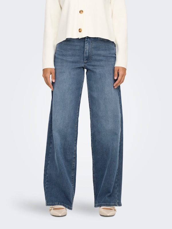 ONLY ONLY Wide Leg Jeans 'ONLMadison' in Dunkelblau Jubiläumsangebot
