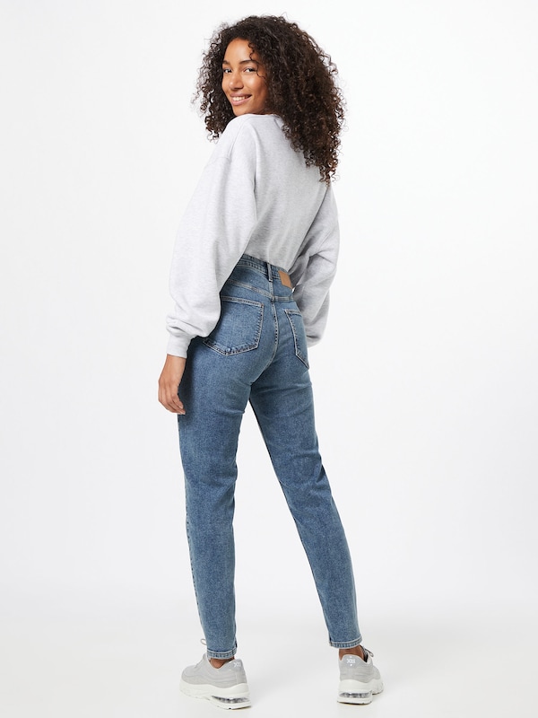 PIECES PIECES Slimfit Jeans 'Kesia' in Blue Denim Tiefpreis