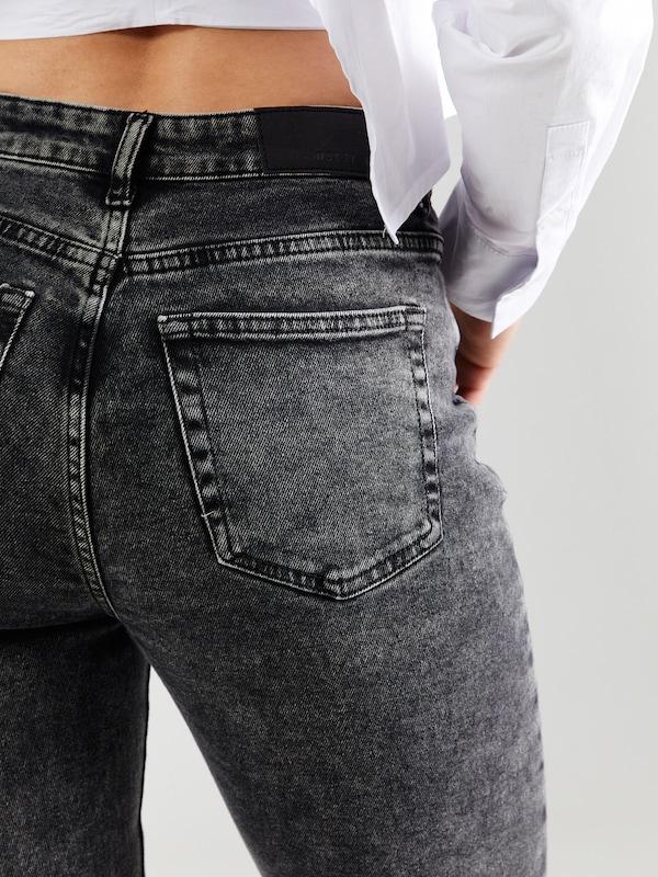 Noisy may Noisy may Regular Jeans in Grey Denim Super Sparpreis