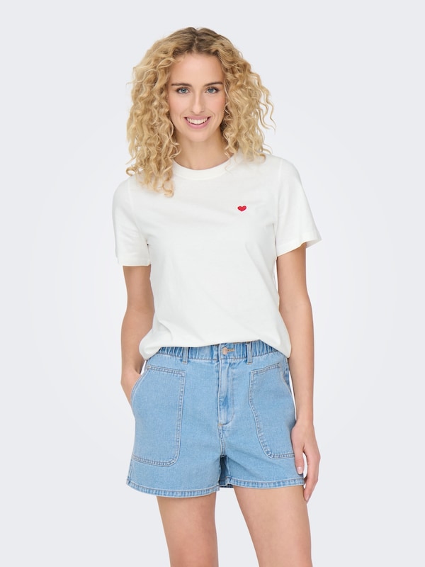 JDY JDY T-Shirt 'JDYPISA' in Weiß Wochenangebot