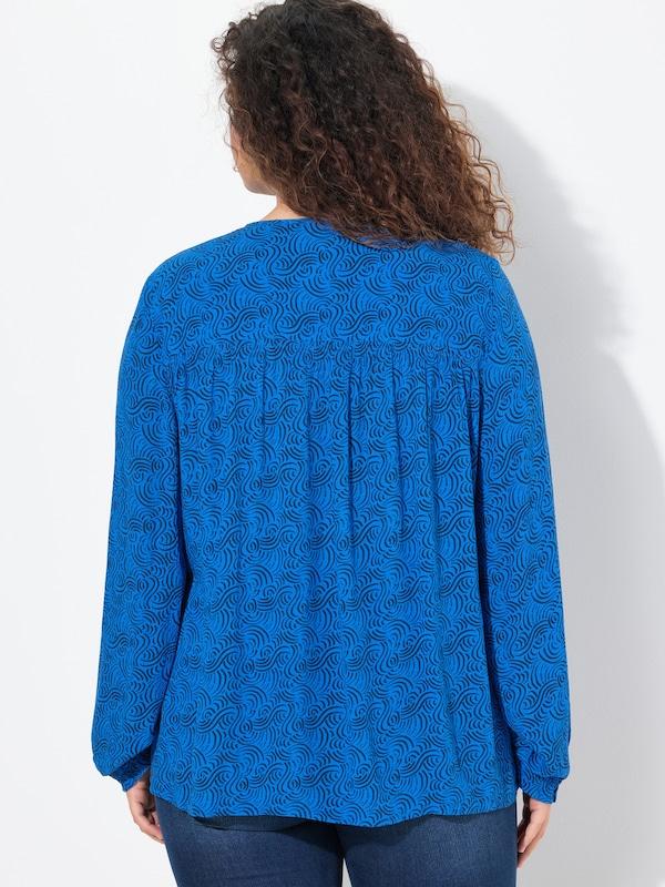 Ulla Popken Ulla Popken Bluse in Blau Marine Bis zu 65% Rabatt