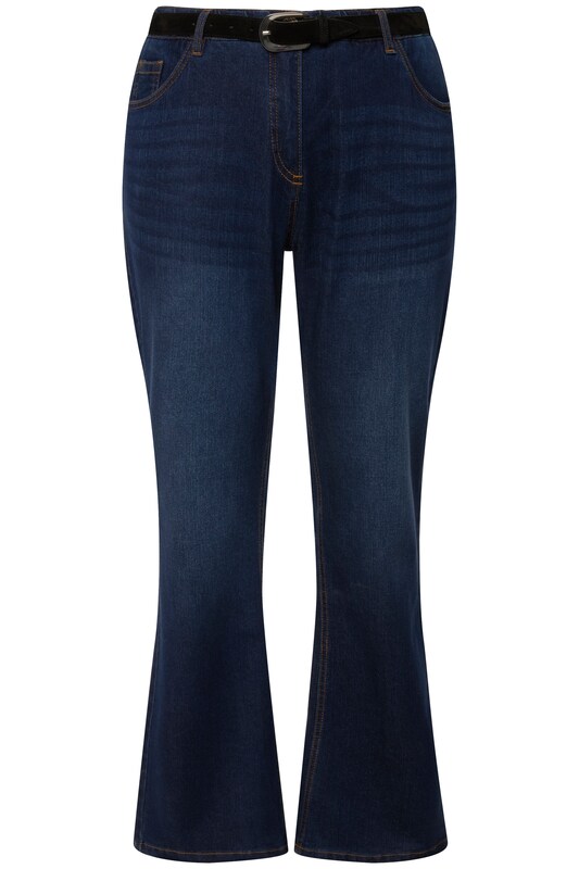 Ulla Popken Ulla Popken Bootcut Jeans in Dunkelblau Bis zu 55% Rabatt