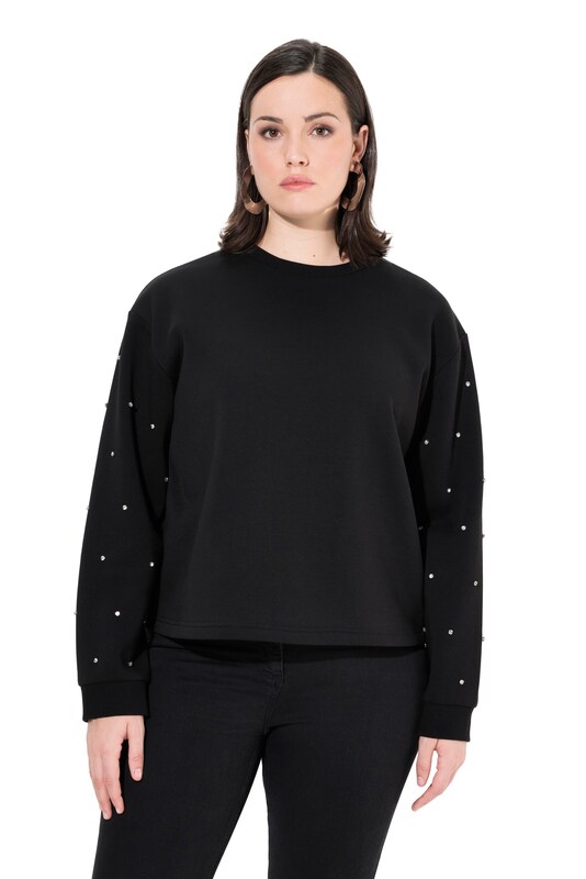 Ulla Popken Ulla Popken Sweatshirt in Schwarz Nur noch ein Tag übrig
