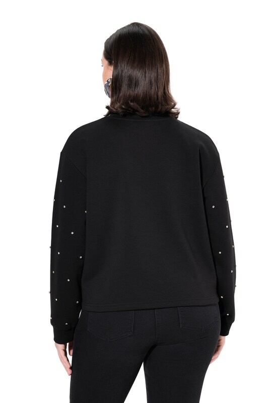 Ulla Popken Ulla Popken Sweatshirt in Schwarz Nur noch ein Tag übrig