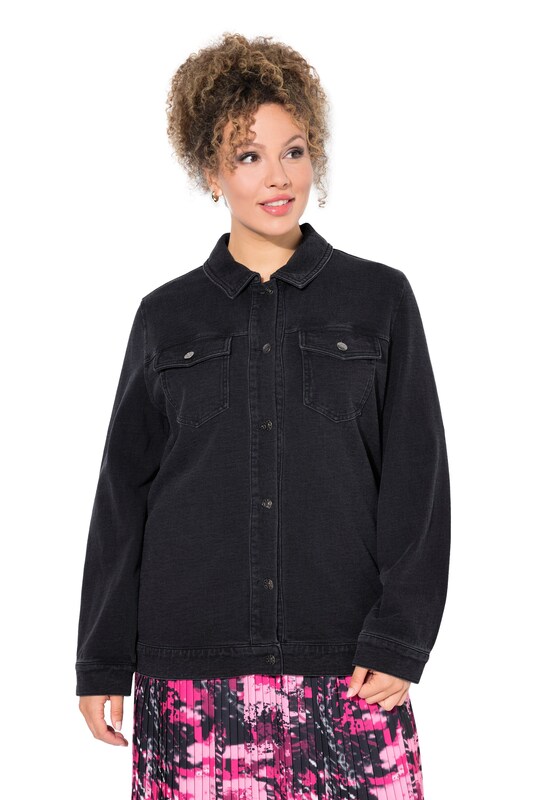 Ulla Popken Ulla Popken Jacke in Schwarz Kostenloser Versand international