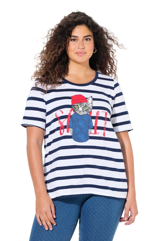 Ulla Popken Ulla Popken T-Shirt in Weiß Fabrikladen