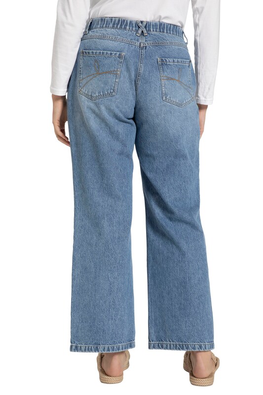 Ulla Popken Ulla Popken Wide Leg Jeans (GOTS) in Blue Denim zollfrei